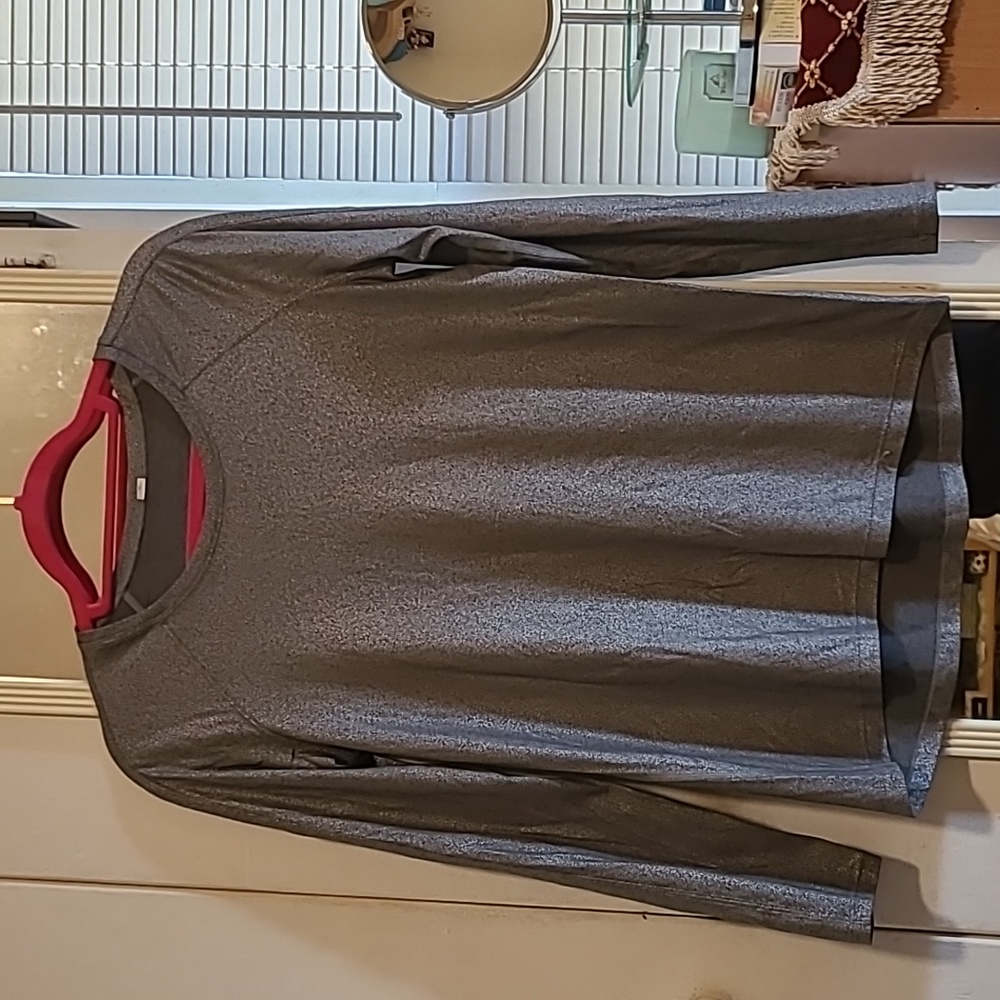 BIG SALE $$$ Lululemon Atletica Long Sleeves Top, Size 12, Color Silver